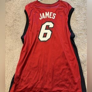 Adidas Men’s Lebron James Heat Jersey
